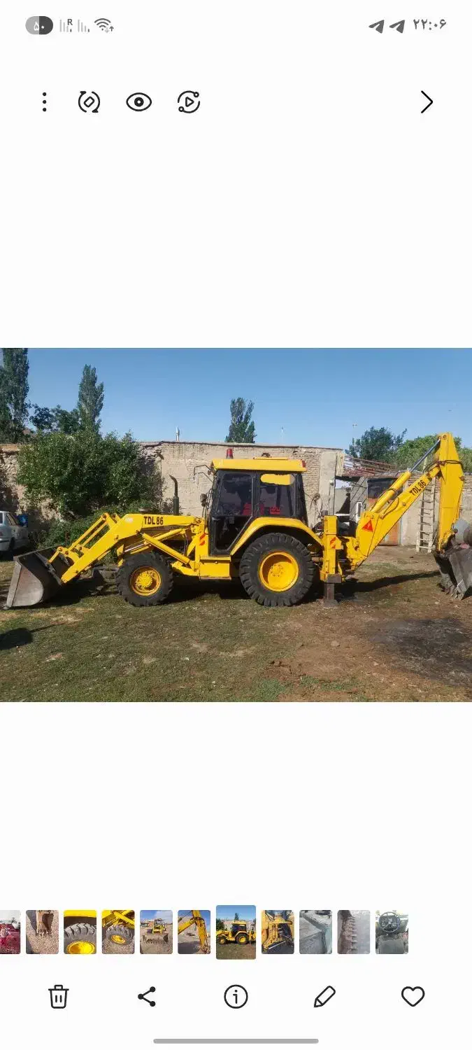 بیل بکهو tdl 86|خودرو سنگین|کندوان, |دیوار