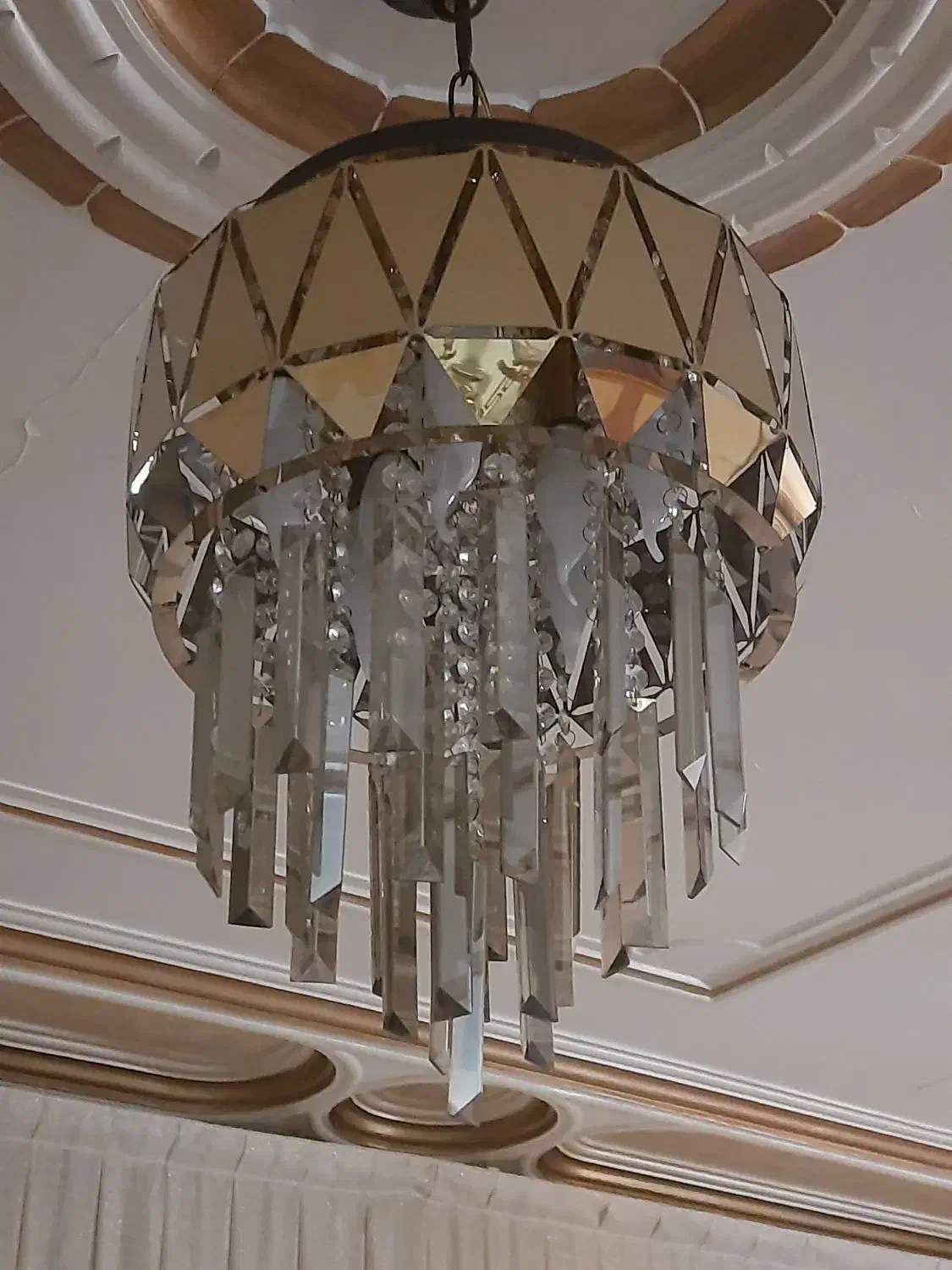 لوستر کریستالی|لوستر و چراغ آویز|تبریز, |دیوار