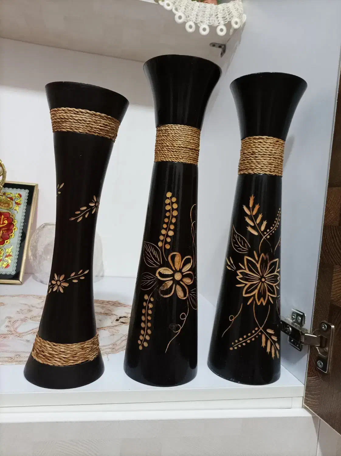 گلدان چوبی|صنایع دستی و سایر لوازم تزئینی|همدان, |دیوار