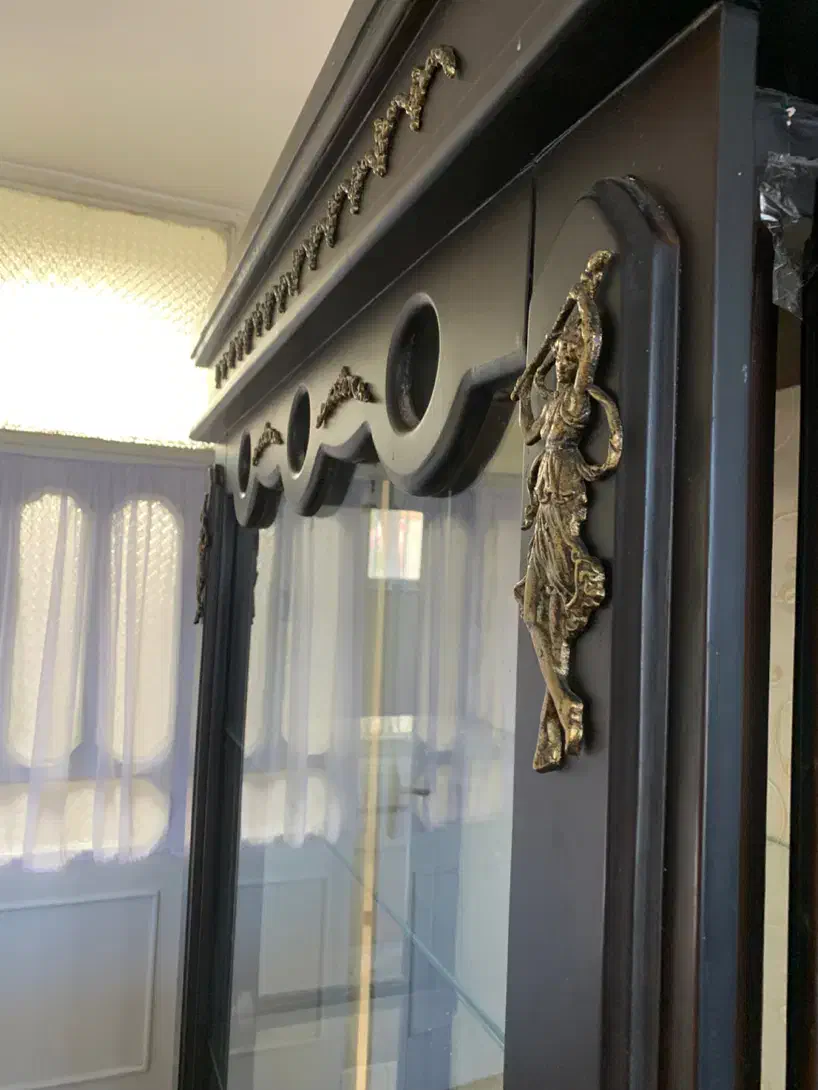 گنجه سه طبقه|بوفه، ویترین، کنسول|طرقبه, |دیوار