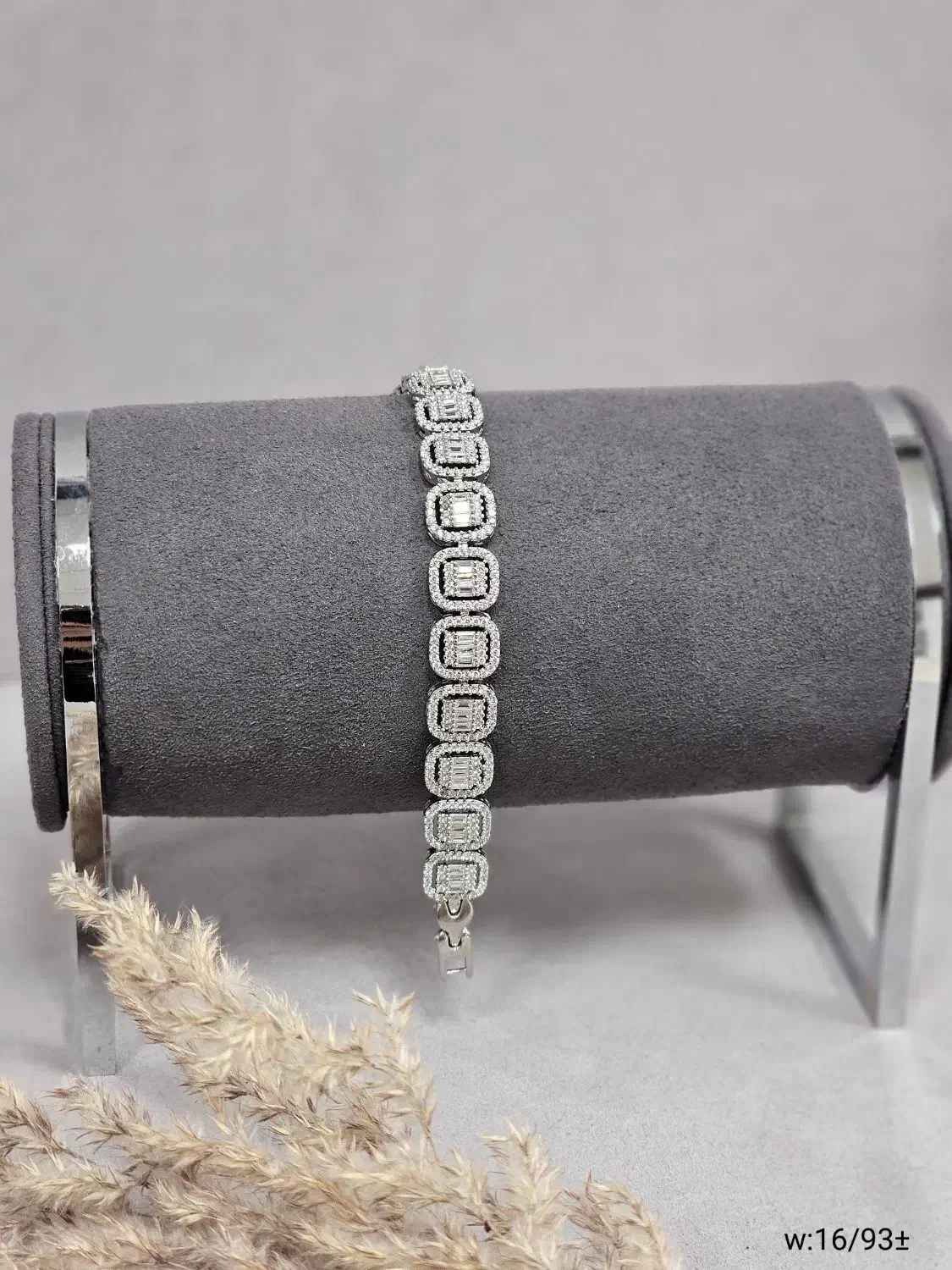 دستبند نقره قالب طلا با آبکاری طلا سفید۳۳-۲۹-۴۶-۴۱|بدلیجات|تبریز, |دیوار