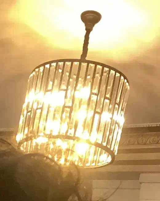 لوستر ۸ شاخه مشکی وارداتی|لوستر و چراغ آویز|تهران, پاسداران|دیوار