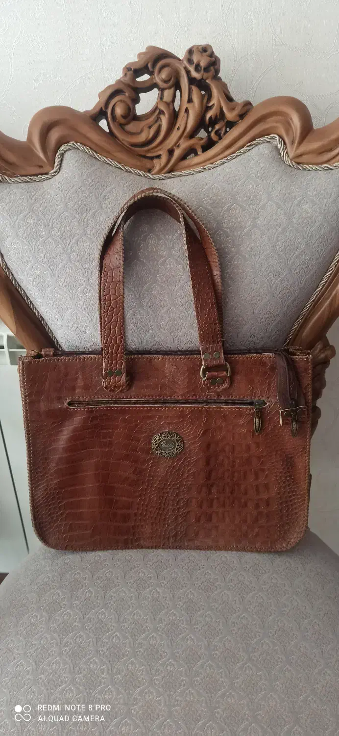 کیف چرم گاوی دست دوز.مفت زدم .|کیف، کفش، کمربند|اصفهان, جوزدان الیادران|دیوار