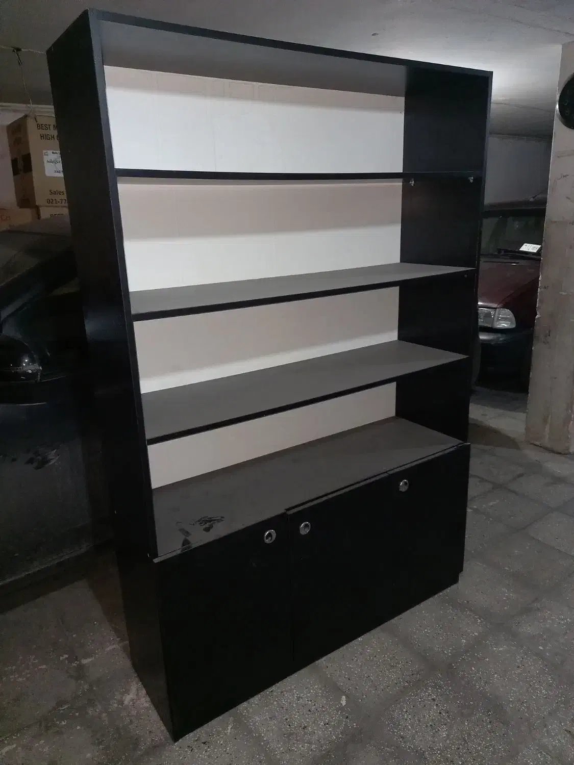 کتابخانه و میز ال سی دی و تخت ۱ نفره|کتابخانه، شلف، قفسه‌های دیواری|تهران, مشیریه|دیوار