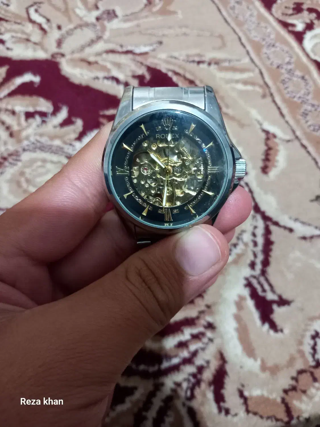 ساعت مکانیکی رولکس اصل|ساعت|سلیمان, |دیوار