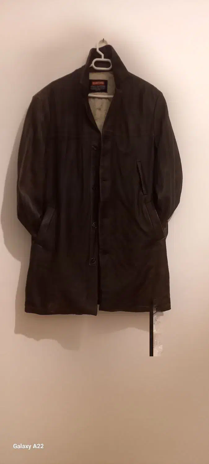 کاپشن چرمی برند اسمتیز امریکن چرم اصل|لباس|تهران, ولنجک|دیوار