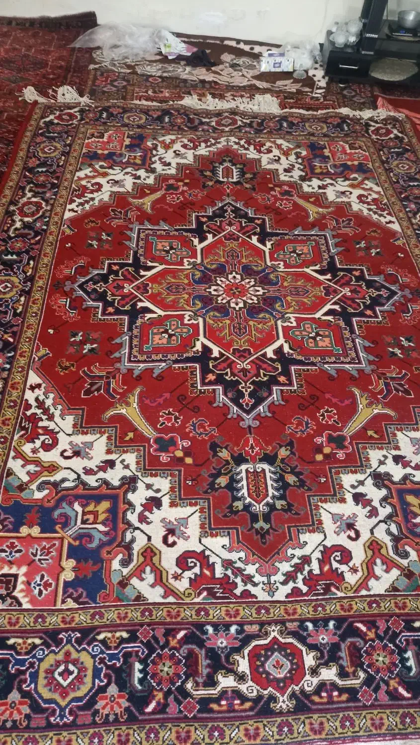 فرش ۹ متری تاجری هریس|فرش|خواجه, |دیوار