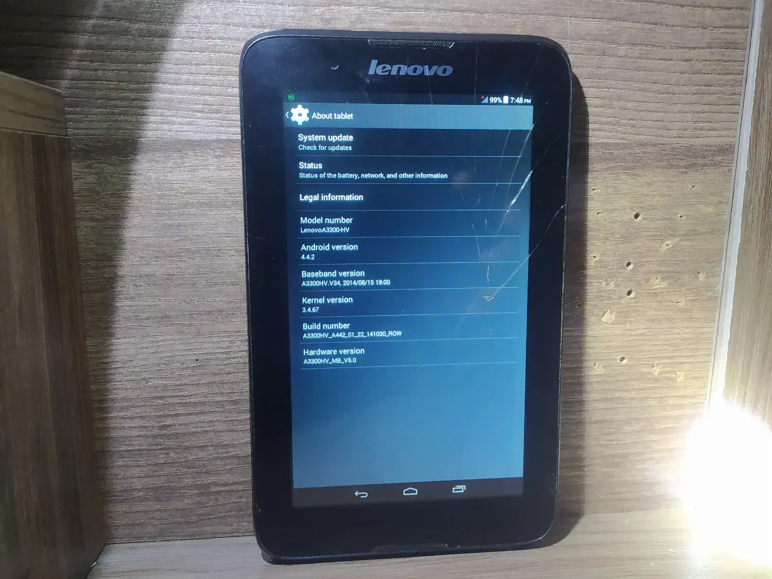 تبلت لنوو A3300 کارکرده سالم تک سیمکارت با بازی|تبلت|تهران, فردوس|دیوار