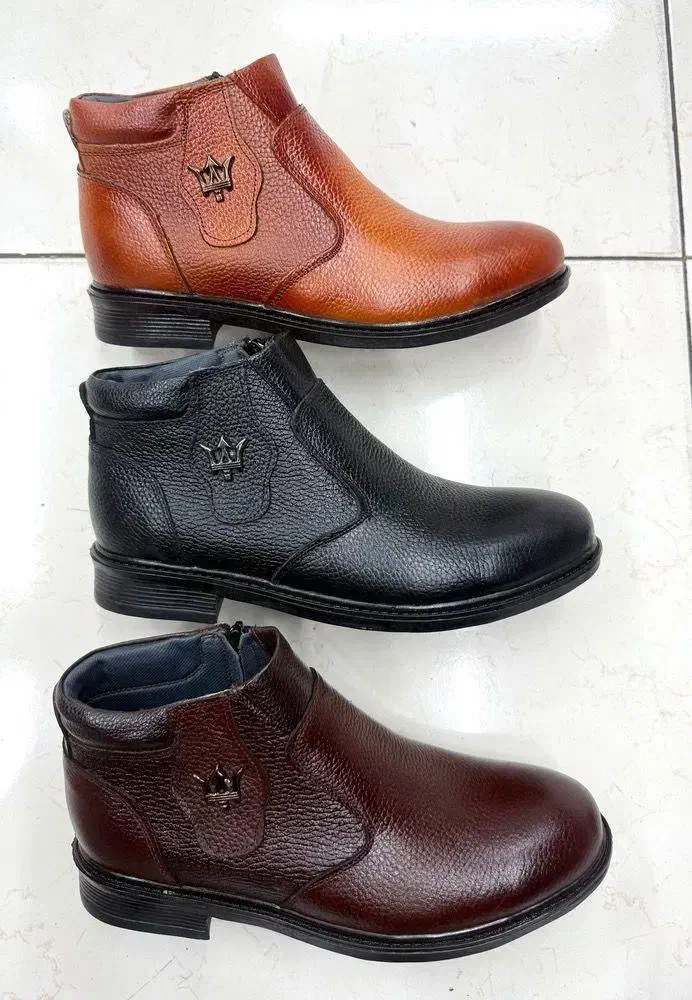 کفش نیم بوت چرم طبیعی گاوی مردانه|کیف، کفش، کمربند|اهواز, کیانشهر|دیوار