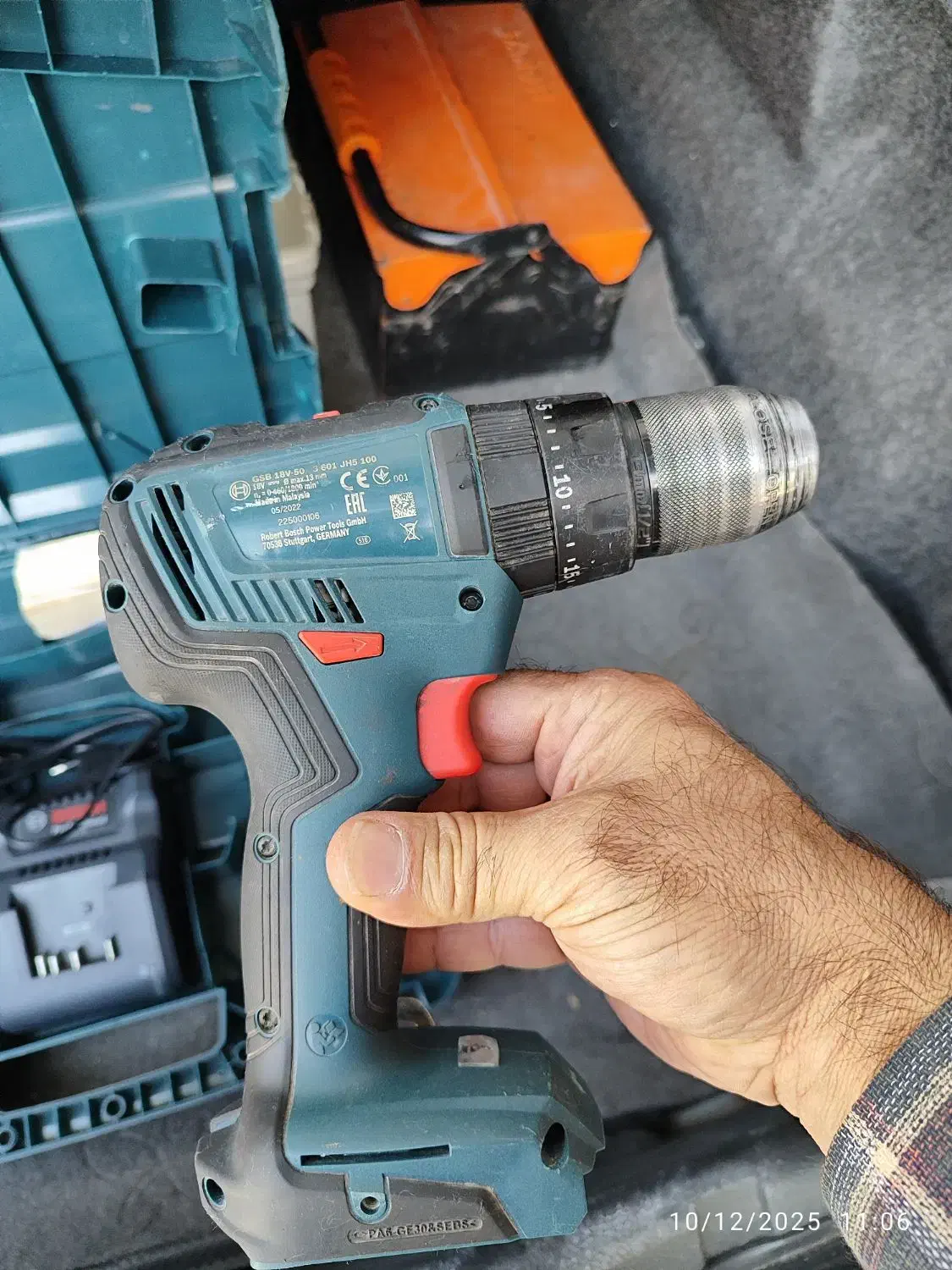 دلر شارژی ۱۸ ولت براشلس چکشی بوش|ابزارآلات|محمدیه-قزوین, |دیوار