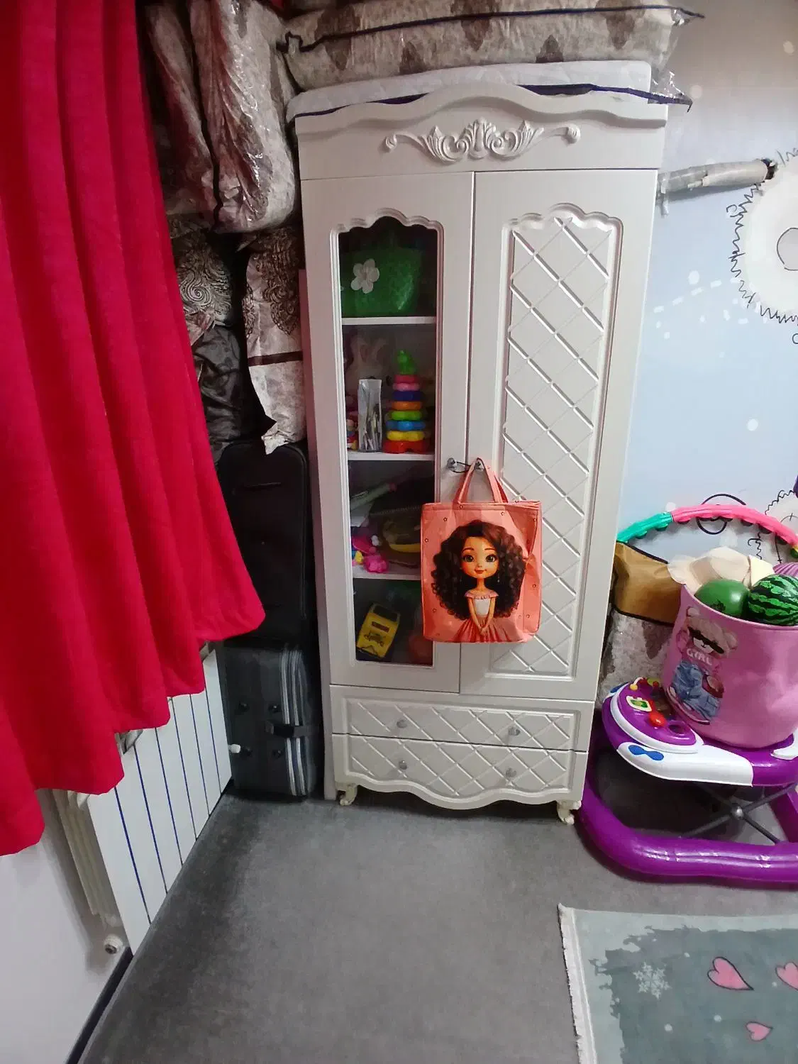 کمد بچه و سرسره|اسباب و اثاث بچه|کهریزک, |دیوار