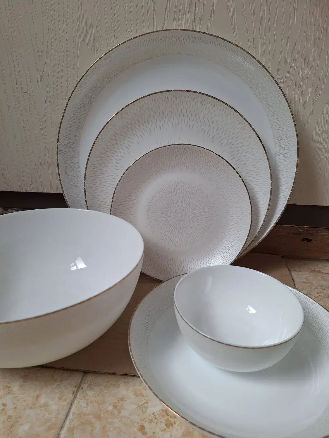 سرویس ۶نفره ارکوپال گلدن اوپال طرح جدید دیوالی|ظروف سرو و پذیرایی|فردیس, منظریه|دیوار