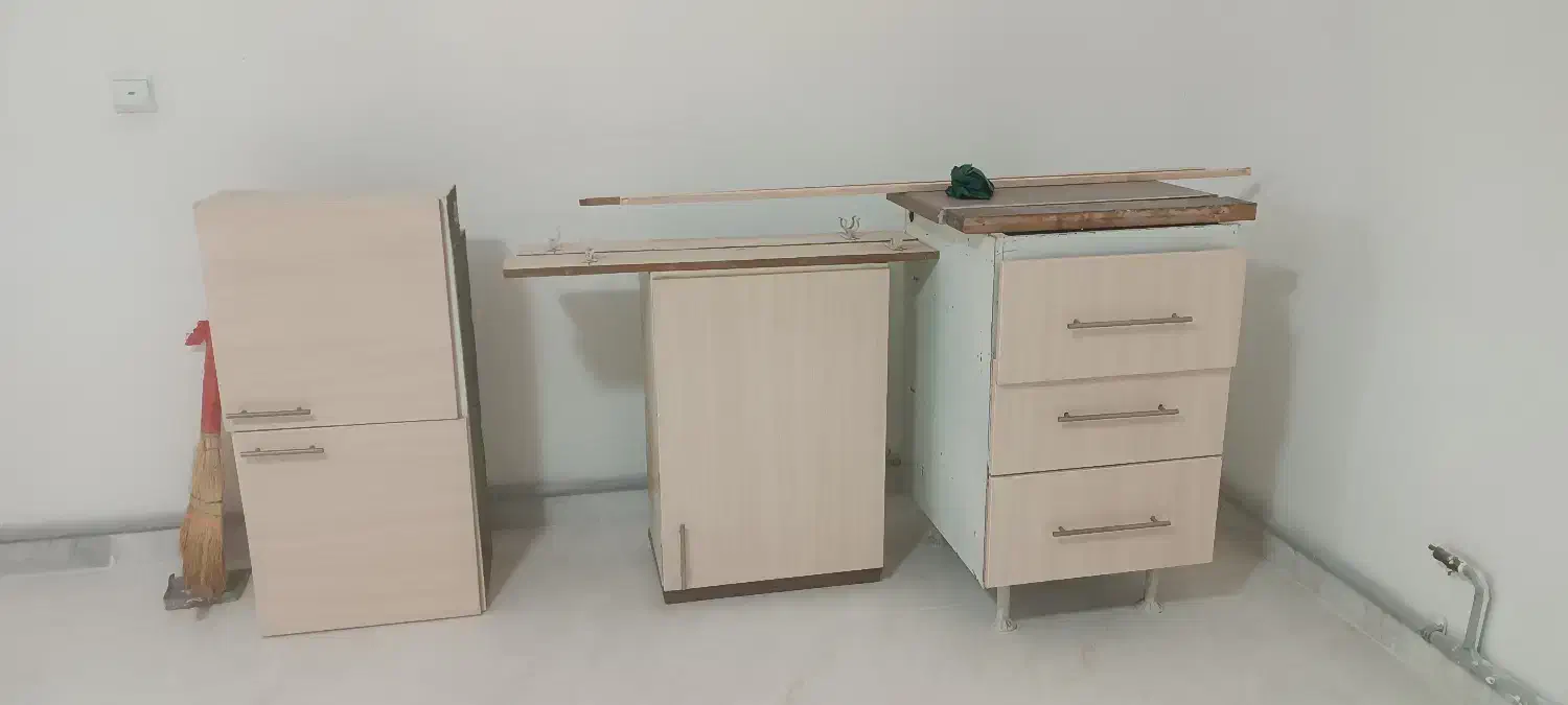 کابینت فلزی با درب ام دی اف|مصالح و تجهیزات ساختمان|بومهن, |دیوار