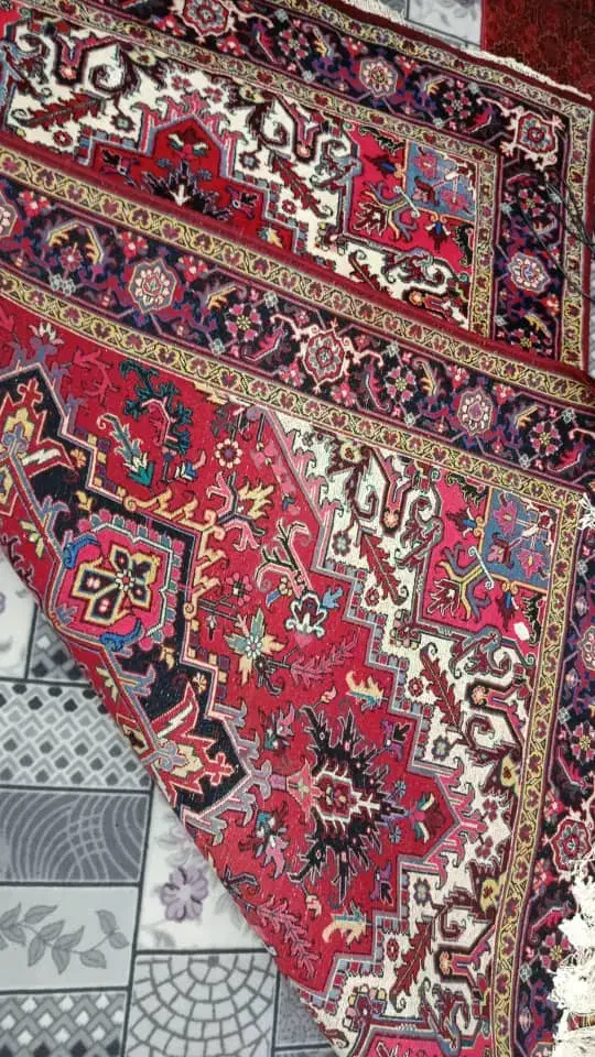 فرش جفت شش متری نقشه هریس|فرش|تبریز, |دیوار
