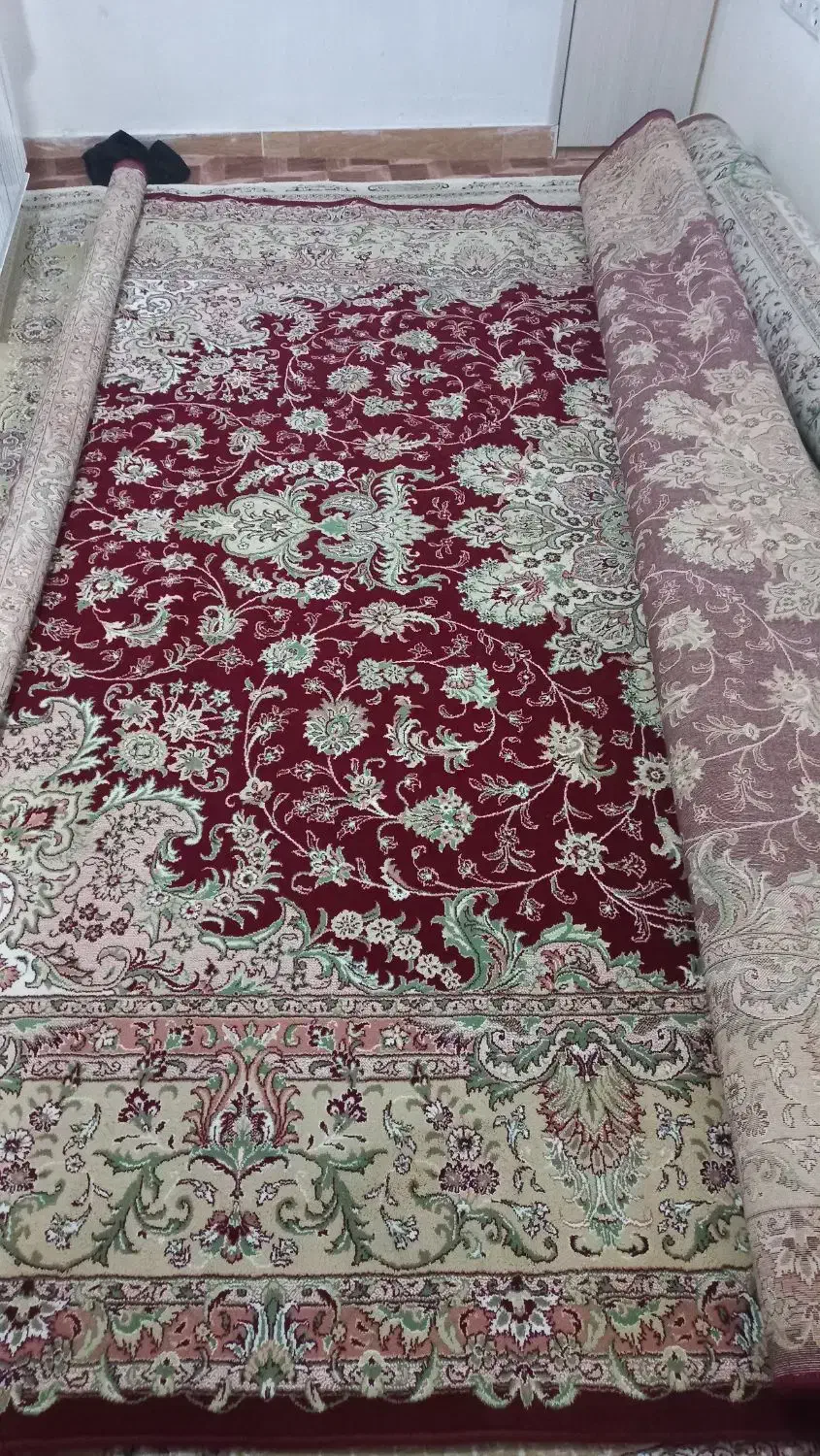 فروش دو تخته فرش ۱۲ متری و یم تخته ۹ متری|فرش|مهاجران, |دیوار