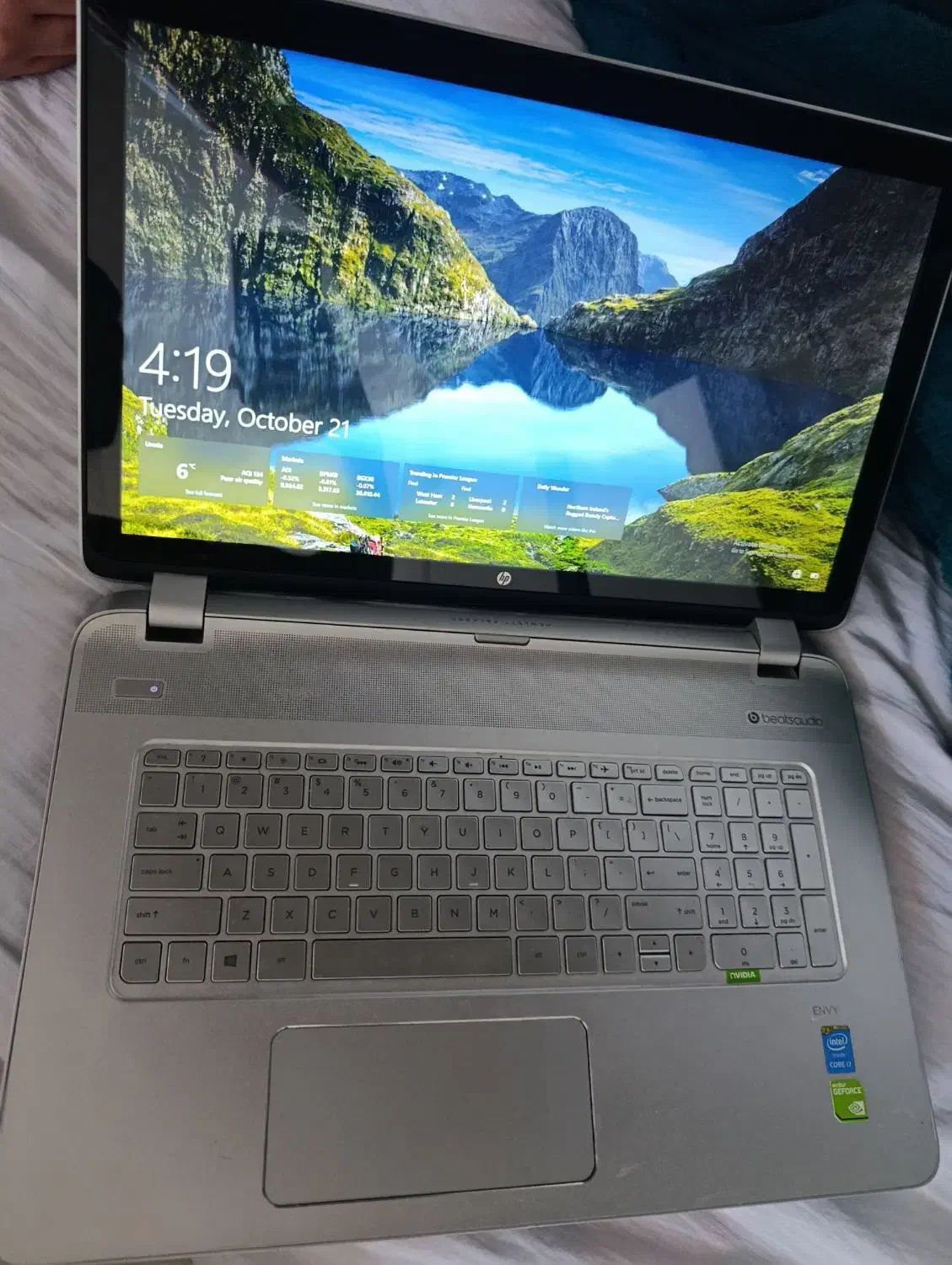 لپتاپ hp صفحه لمسی|رایانه همراه|خوی, |دیوار