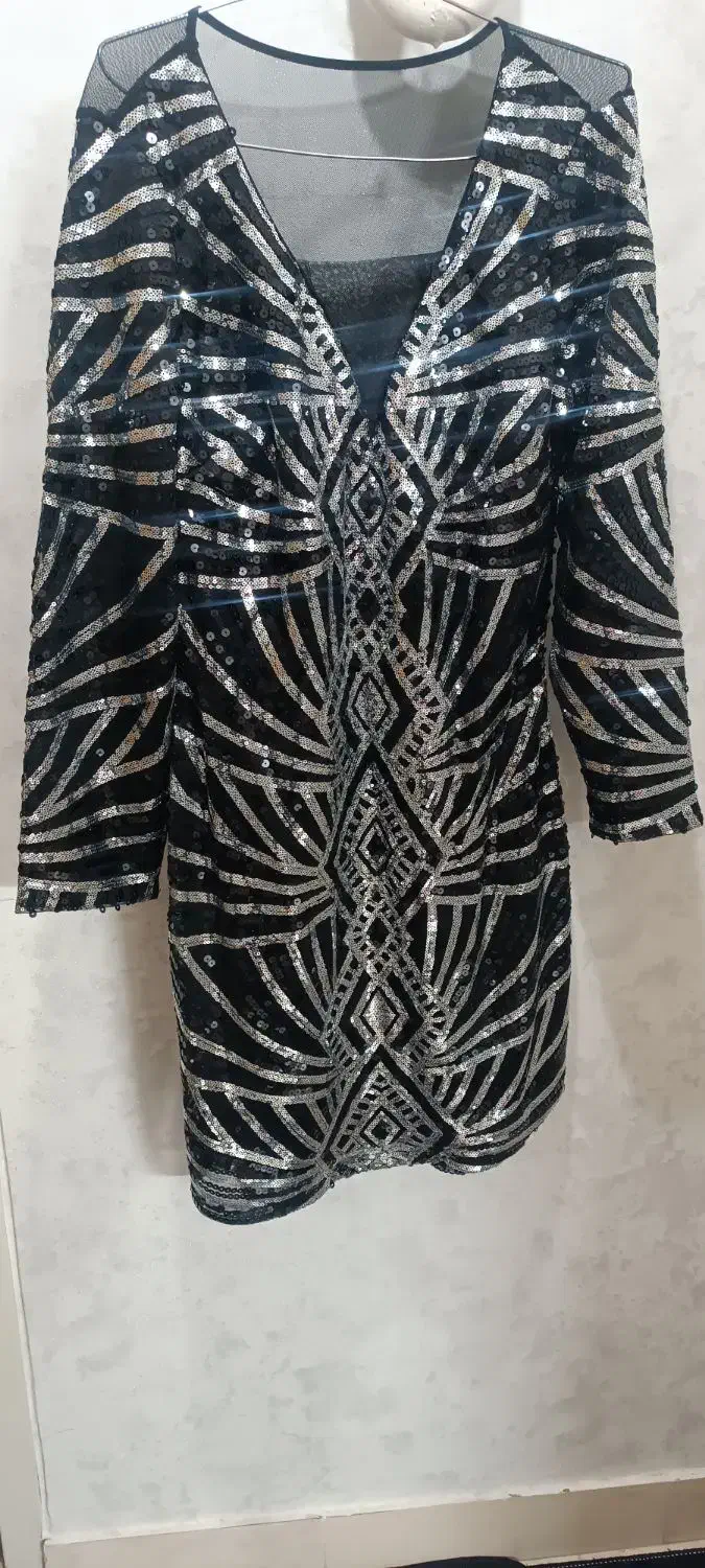 پیراهن شب  مجلسی تمام پولک|لباس|اراک, |دیوار