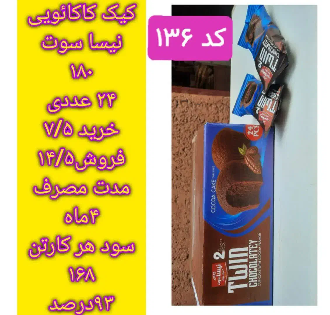 فروش عمده کیک|خوردنی و آشامیدنی|تهران, پرستار|دیوار