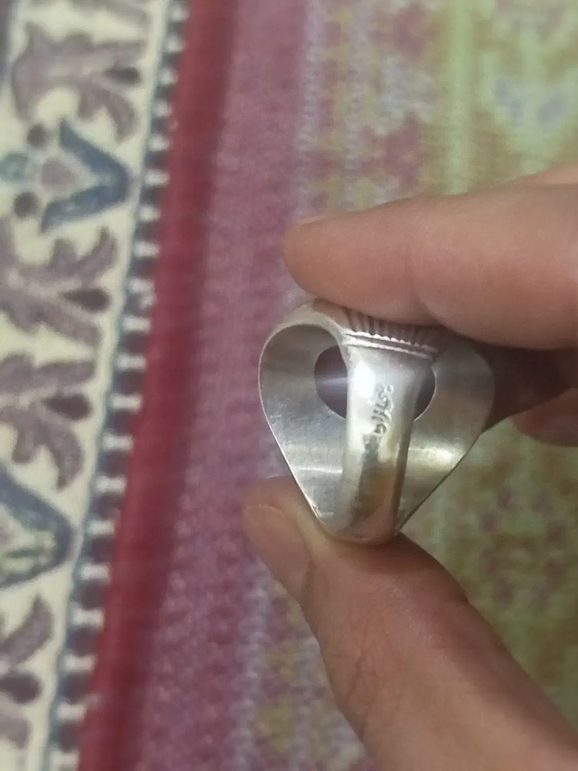 انگشتر عقیق یمن بفروش میرشد|جواهرات|انار, |دیوار