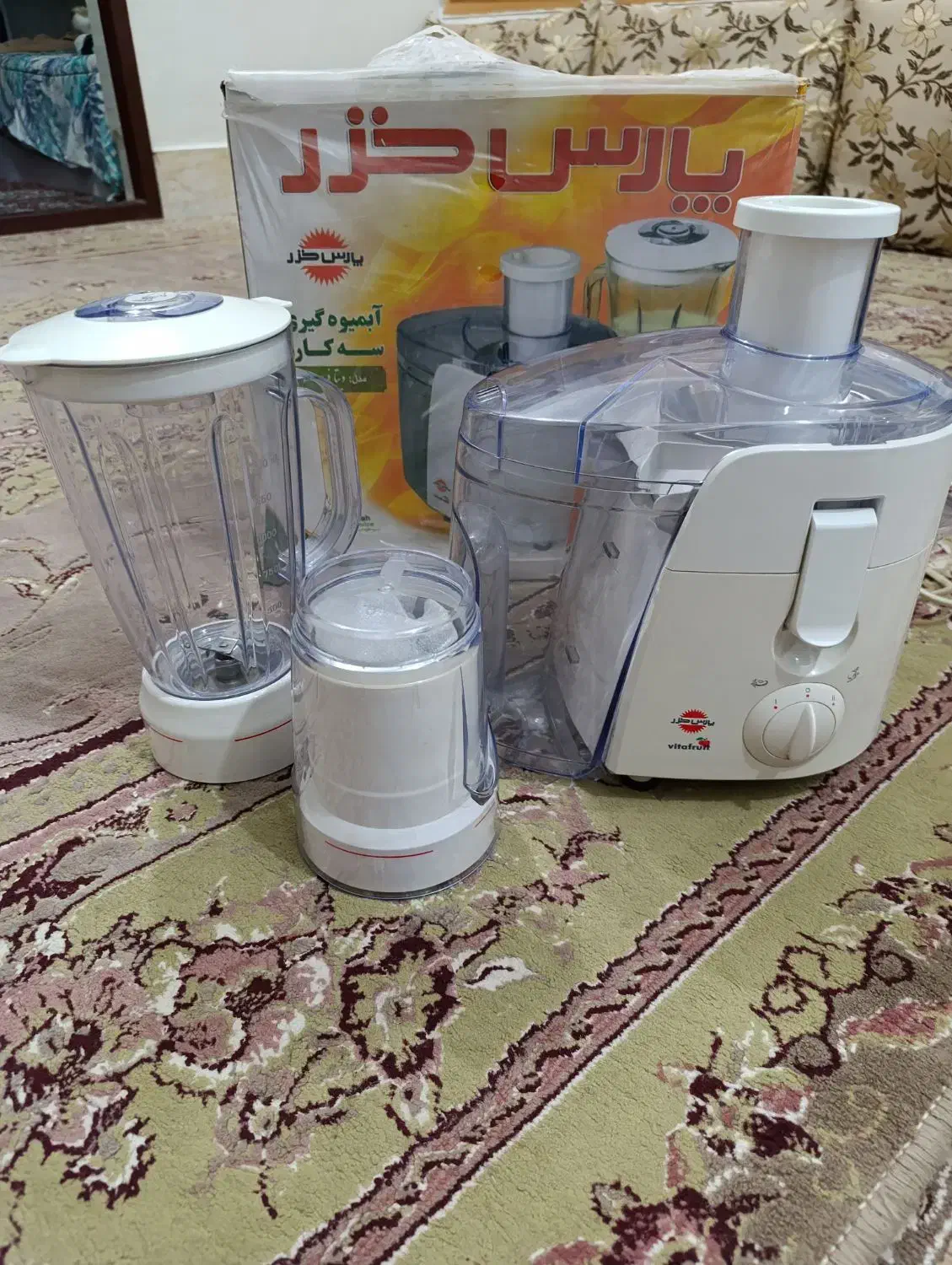 ابمیوه گیری پارس خزر سه کاره|آبمیوهگیر و آبمرکباتگیر|زابل, |دیوار