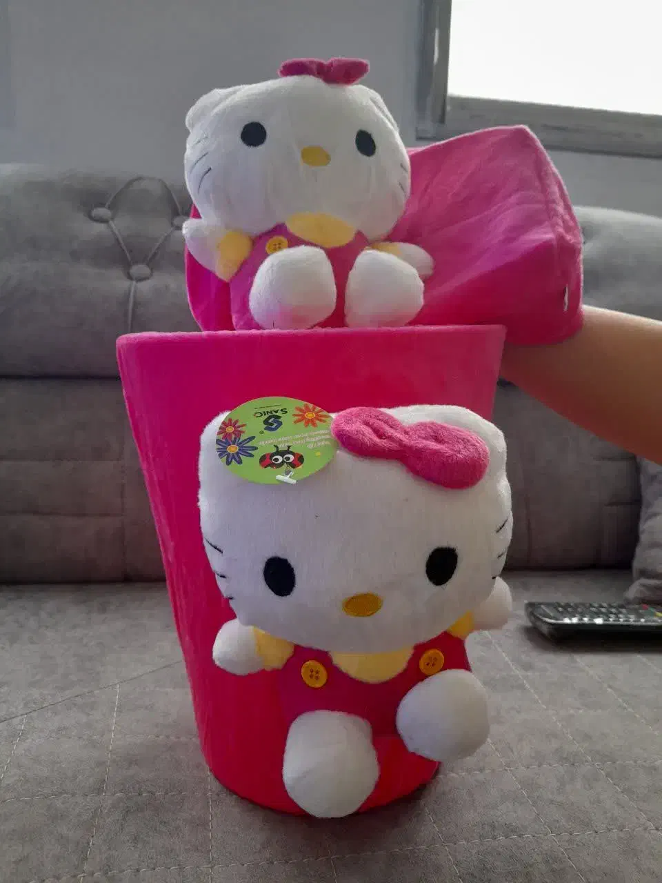 سطل و جا دستمال کاغذی عروسکی خارجی|اسباب و اثاث بچه|تهران, دولاب|دیوار