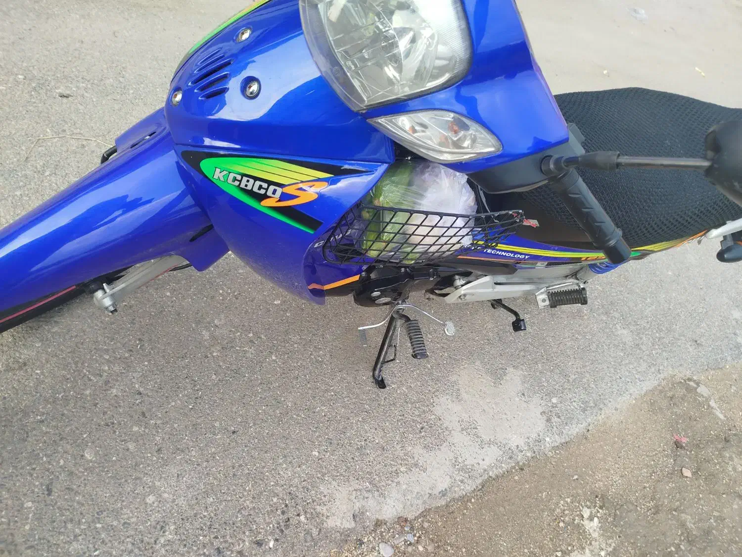 بیکلاج آبی 98 تمیز|موتورسیکلت|ساری, |دیوار