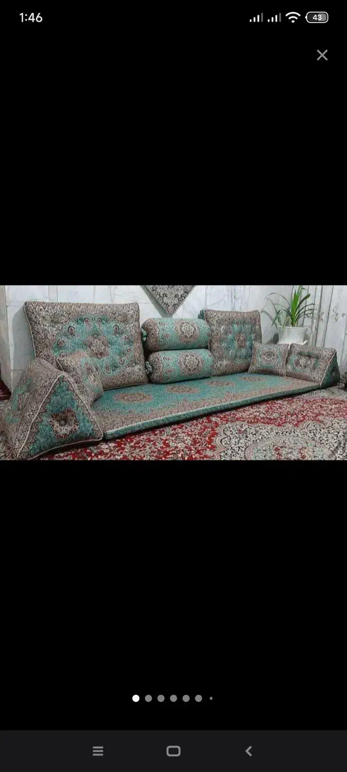 ست شاه نشین ترمه|مبلمان خانگی و میز عسلی|دهگلان, |دیوار