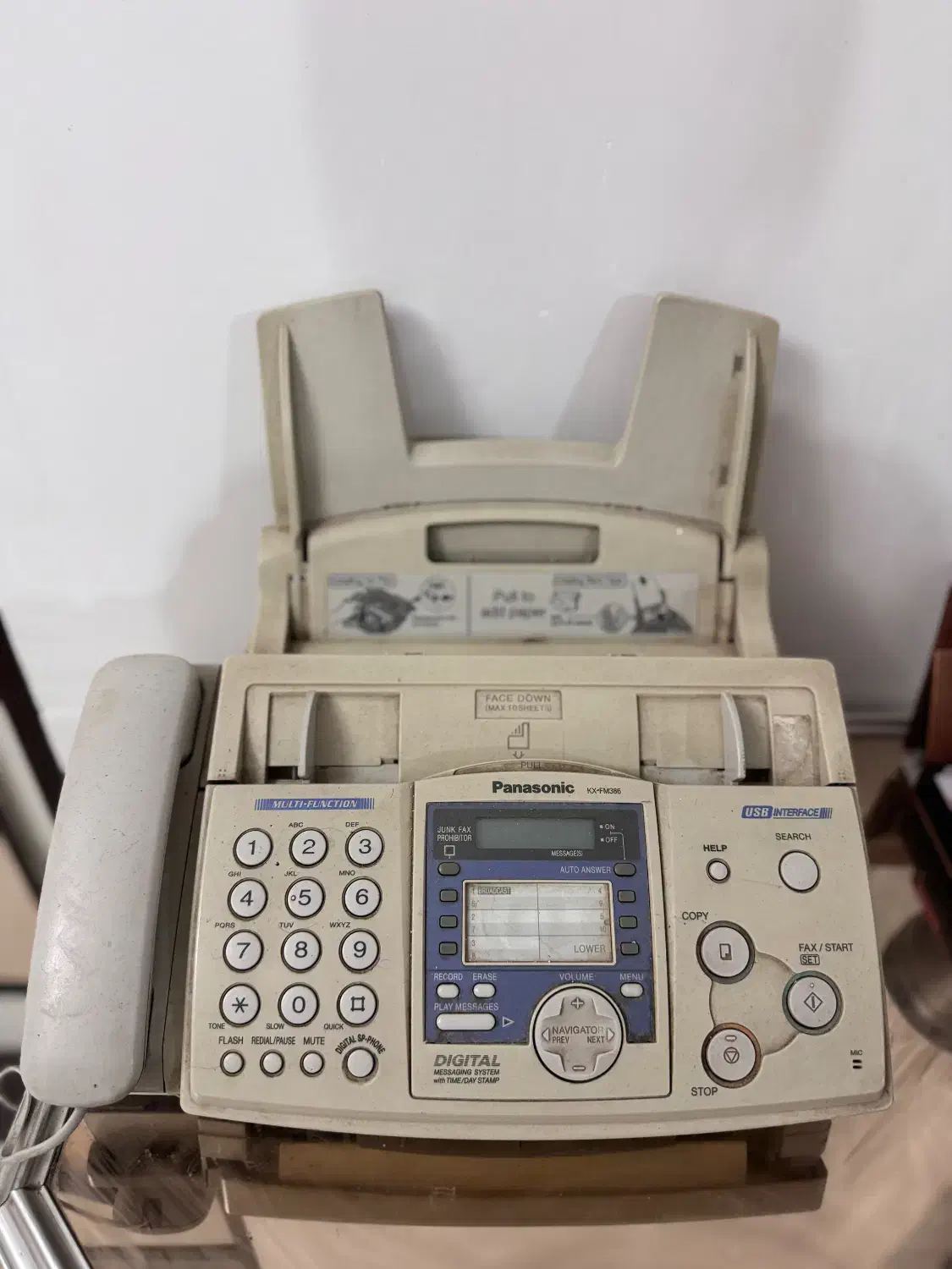 دستگاه فکس و تلفن پاناسونیک(اصلی)|پرینتر، اسکنر، کپی، فکس|تهران, ستارخان|دیوار