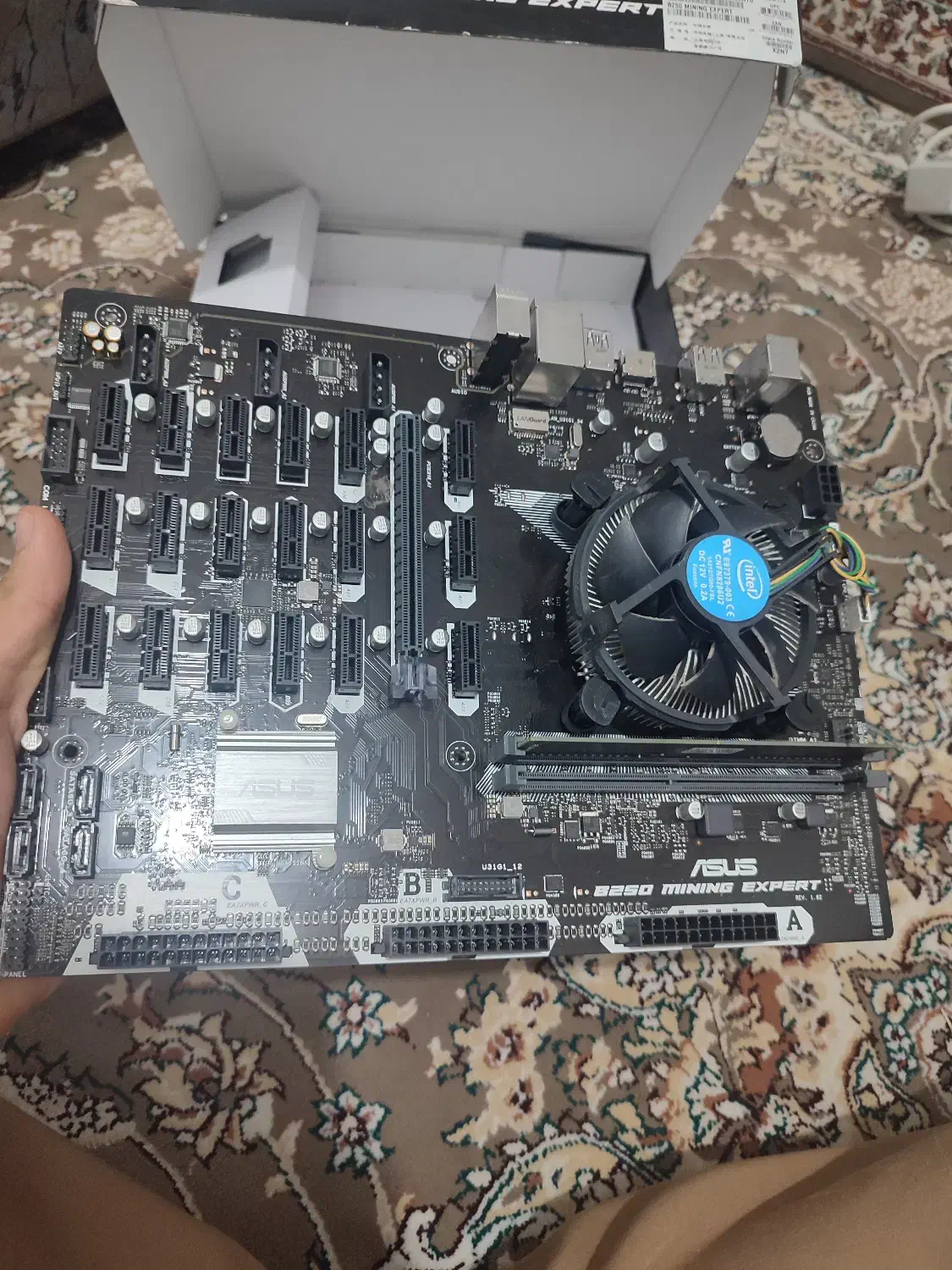 مادربرد ایسوس مدل Asus b250 mining expert|قطعات و لوازم جانبی رایانه|بوکان, |دیوار