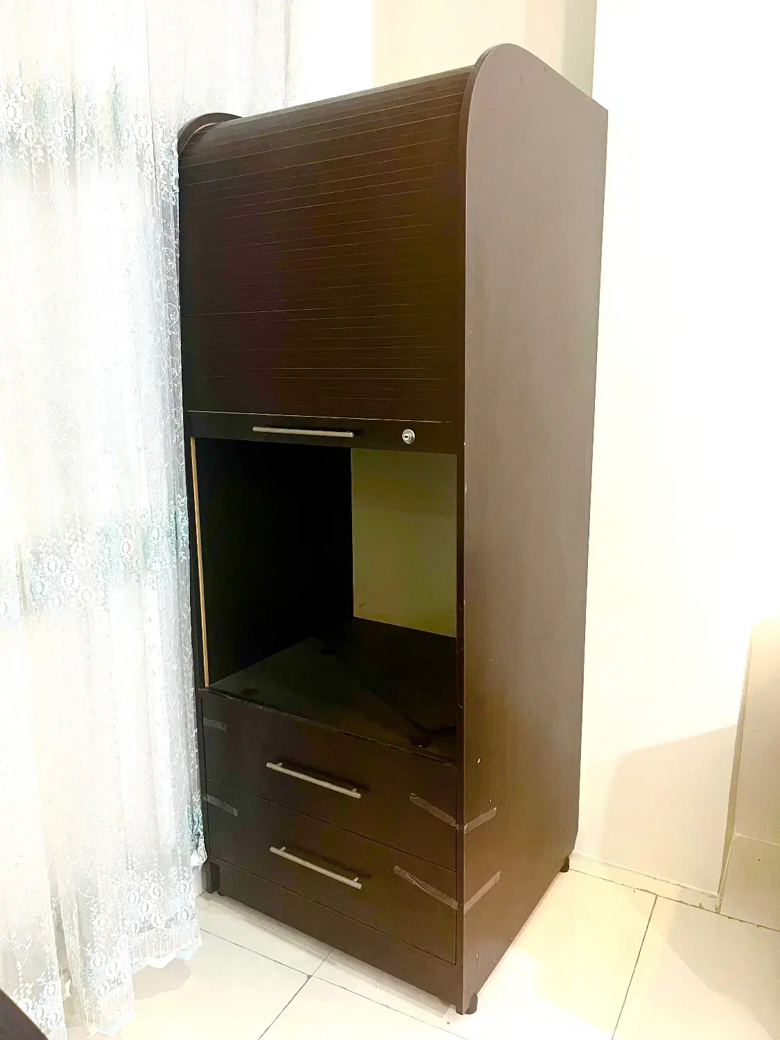 کمد دو کشویی طرح کرکره ای|جاکفشی، کمد، دراور|احمدآبادمستوفی, |دیوار