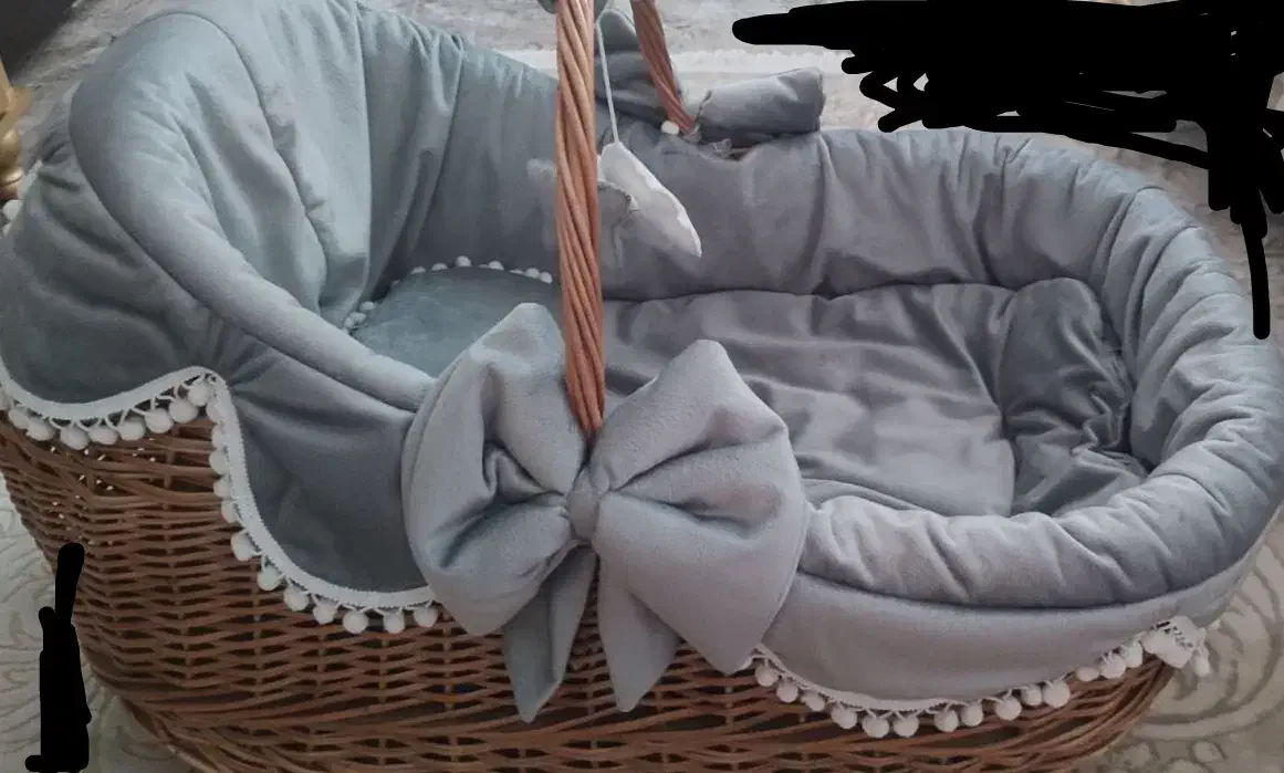 گهواره حصیری ننوسنتی|اسباب و اثاث بچه|قروه, |دیوار