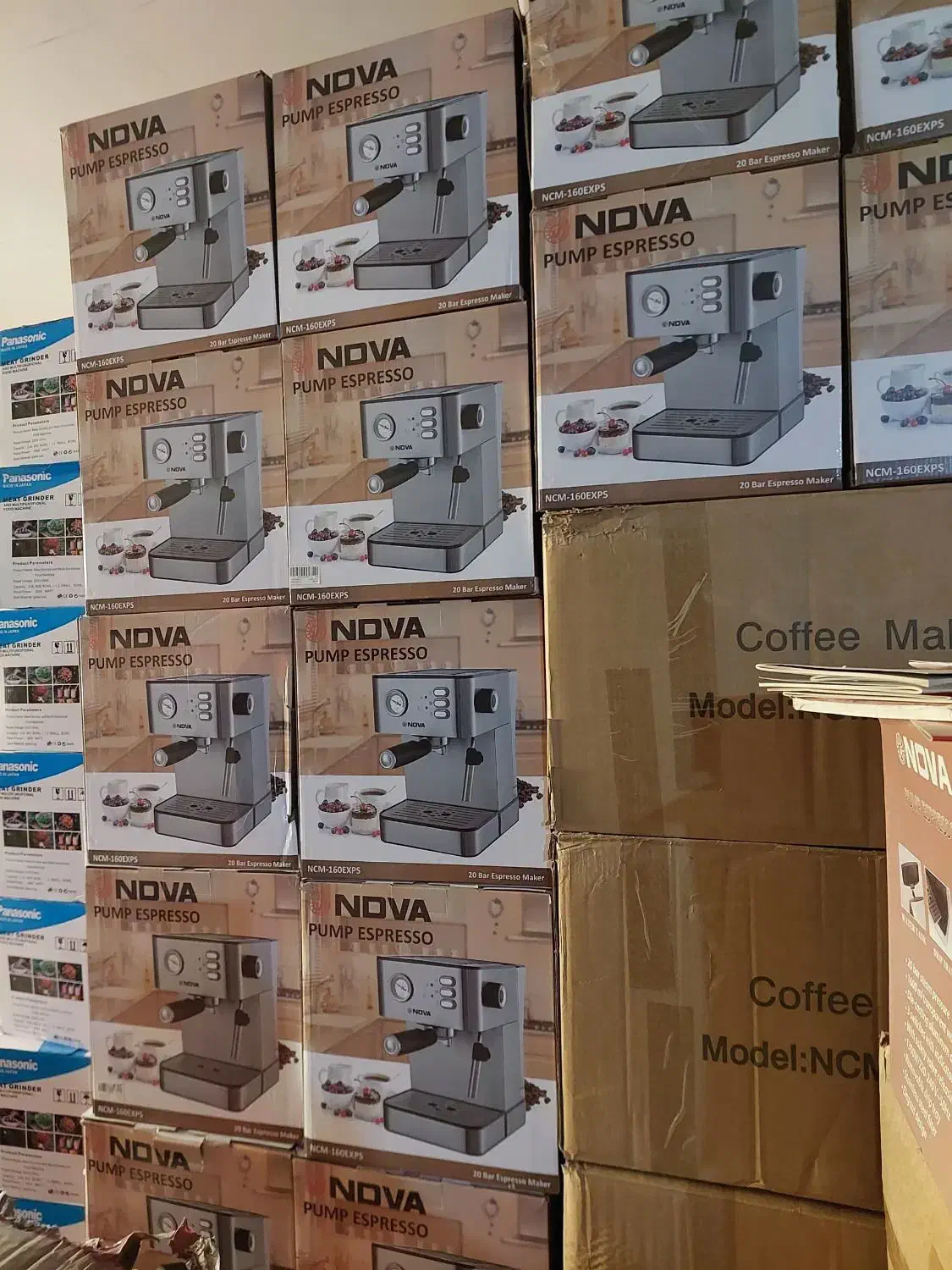 اسپرسو ساز نوا 160 بدنه تمام استیل 3 کاره درجه دار|سماور، چای‌ساز، قهوه‌ساز|اصفهان, حسین‌آباد|دیوار