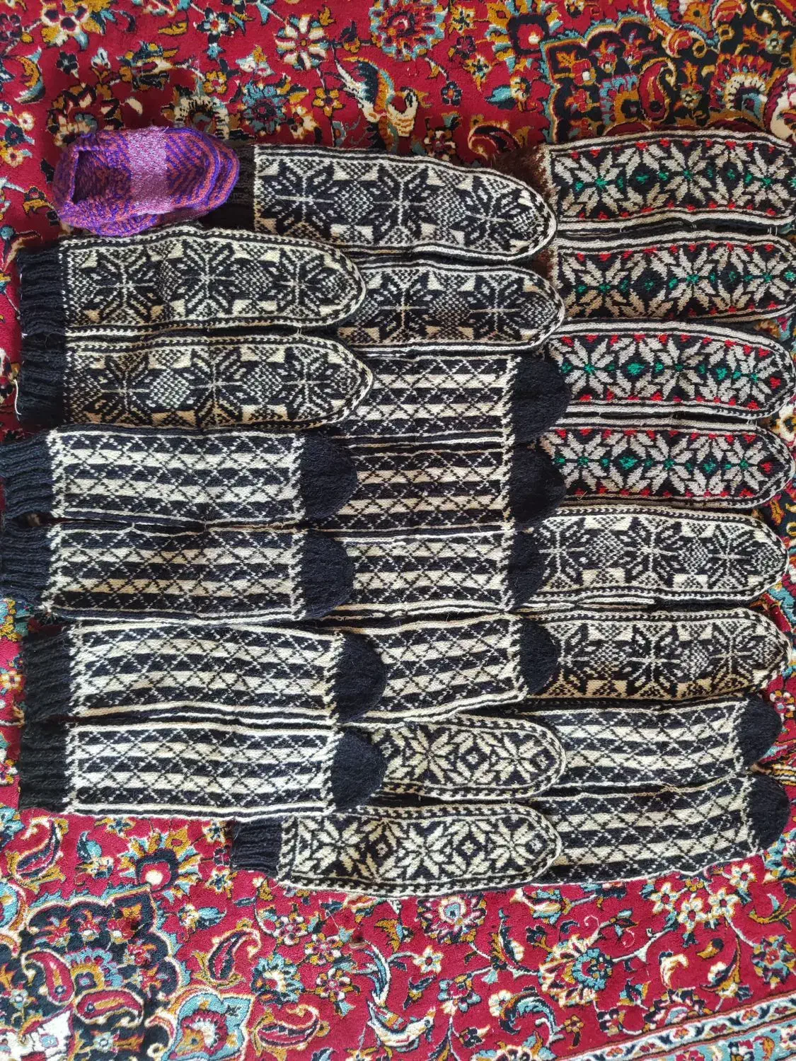 جوراب پشمی از پشم گوسفند|لباس|زنجان, |دیوار