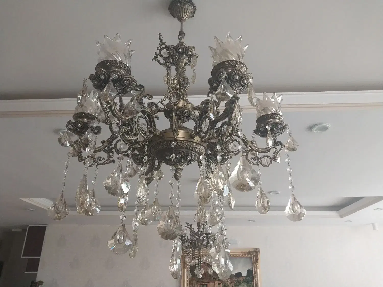 لوستر|لوستر و چراغ آویز|اراک, |دیوار