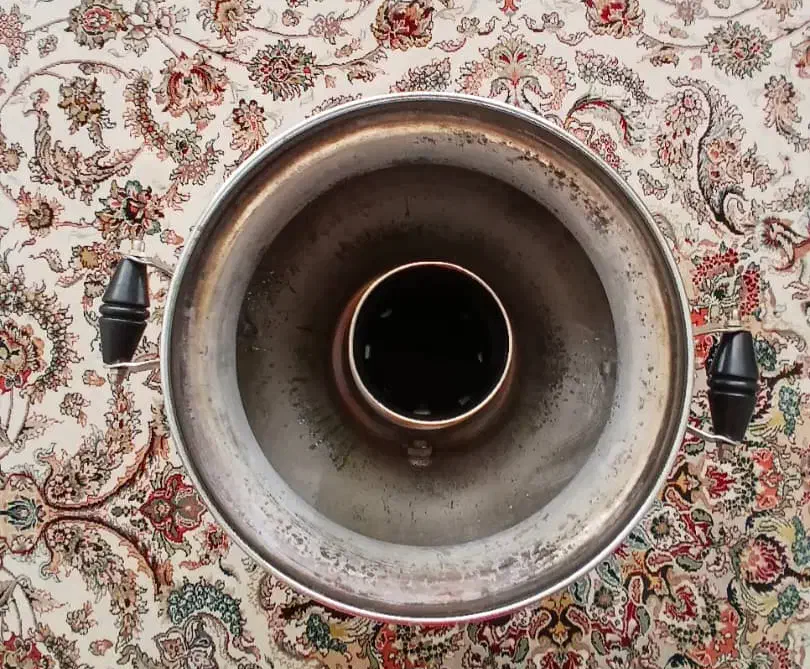 سماورگازی اپلون ترموکوبل دارهمراه باسینی و جام|سماور، چای‌ساز، قهوه‌ساز|شاهین‌شهر, مسکن مهر|دیوار