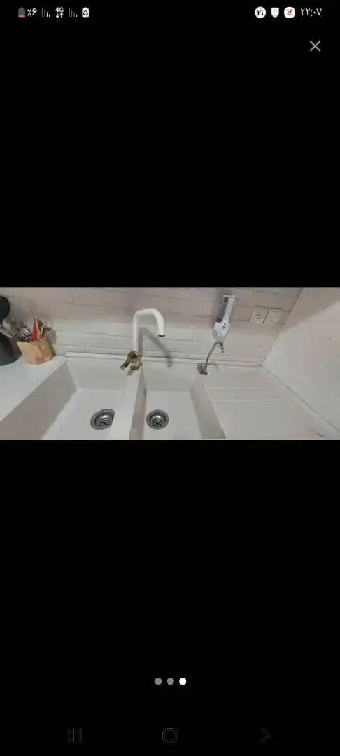 سینک سرامیکی به همراه شیر آب|مصالح و تجهیزات ساختمان|قم, نوبهار|دیوار