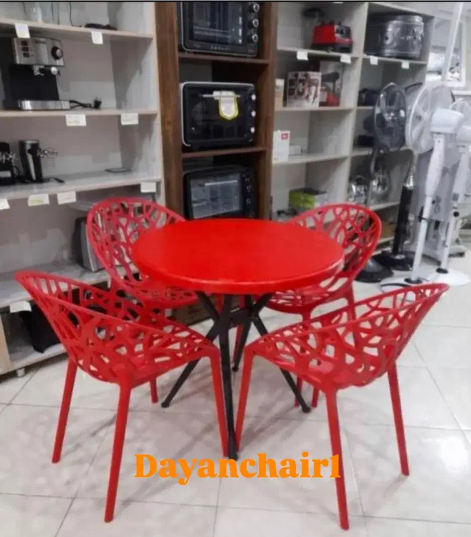 ست میز گرد و صندلی باغی آریا پلاست|میز و صندلی غذاخوری|اسلامشهر, زرافشان|دیوار