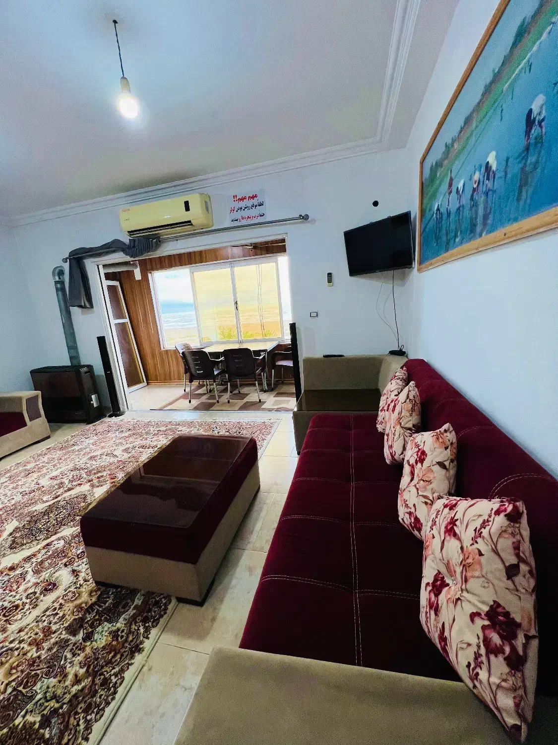 اجاره واحد دوخوابه تراس دار ویودریا (شبانه-روزانه)|اجارهٔ کوتاهمدت آپارتمان و سوئیت|فریدونکنار, |دیوار