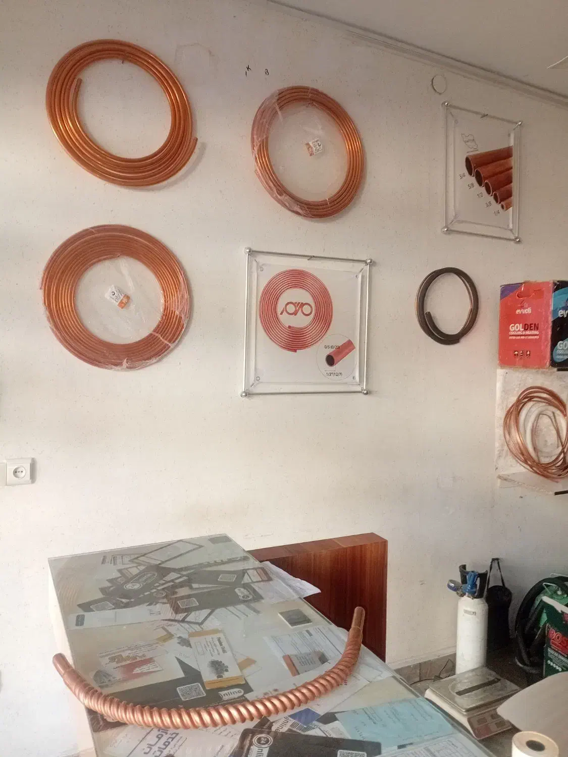 لوله کشی مسی زیرکار ساختمان کولر گازی داکت اسپلیت|خدمات پیشه و مهارت|اصفهان, خلجا|دیوار