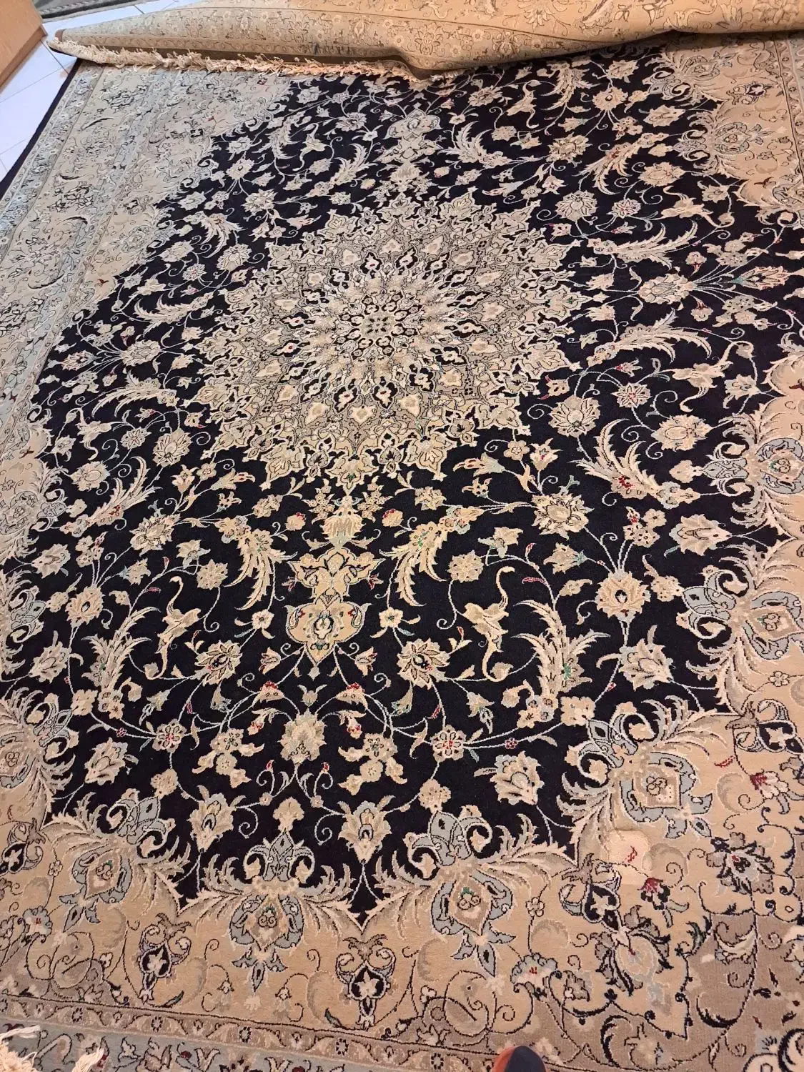 فرش ماشینی ۱۲ متری درجه یک ستاره کویر درحدنو|فرش|تهران, سنائی|دیوار