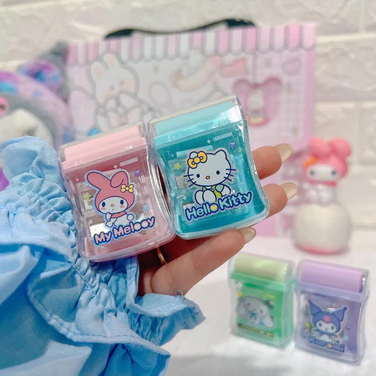 پاک کن غلطکی تراش دار طرح کرومی و دوستان|لوازم التحریر|قم, سالاریه|دیوار