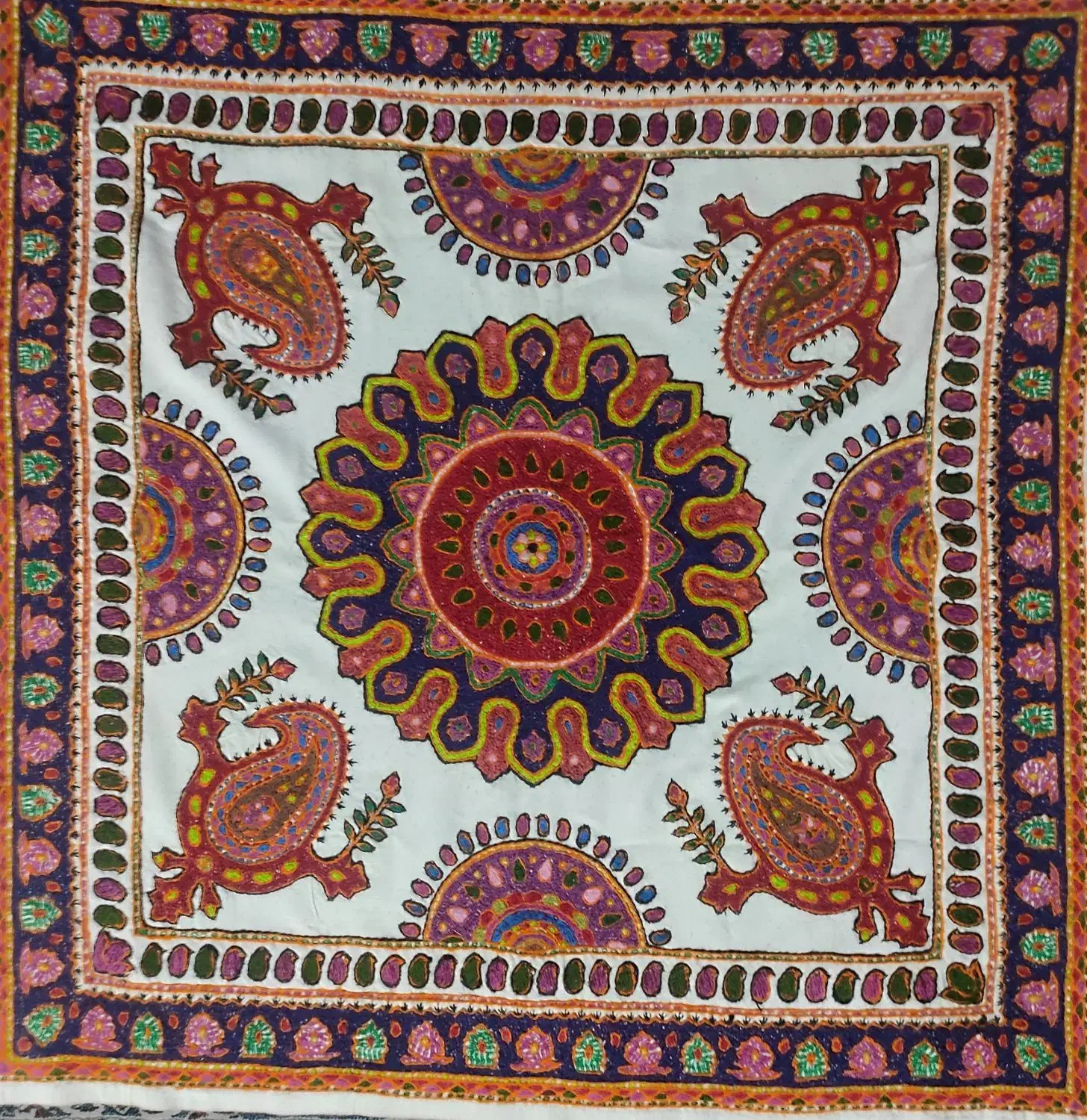 پته دست باف|پرده، رانر، رومیزی|سیرجان, |دیوار