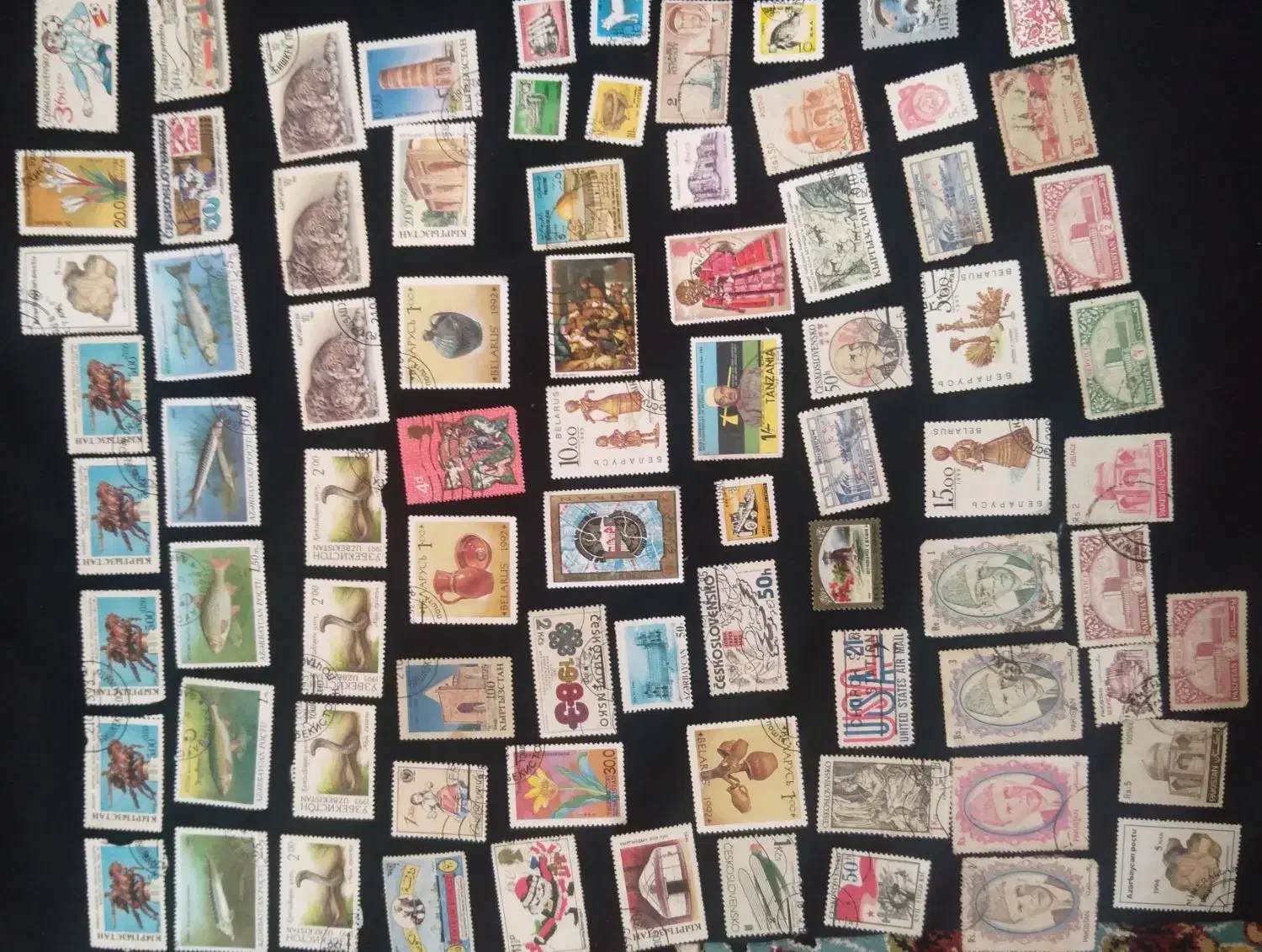 تمبر قدیمی|کلکسیون سکه، تمبر، اسکناس|کازرون, |دیوار