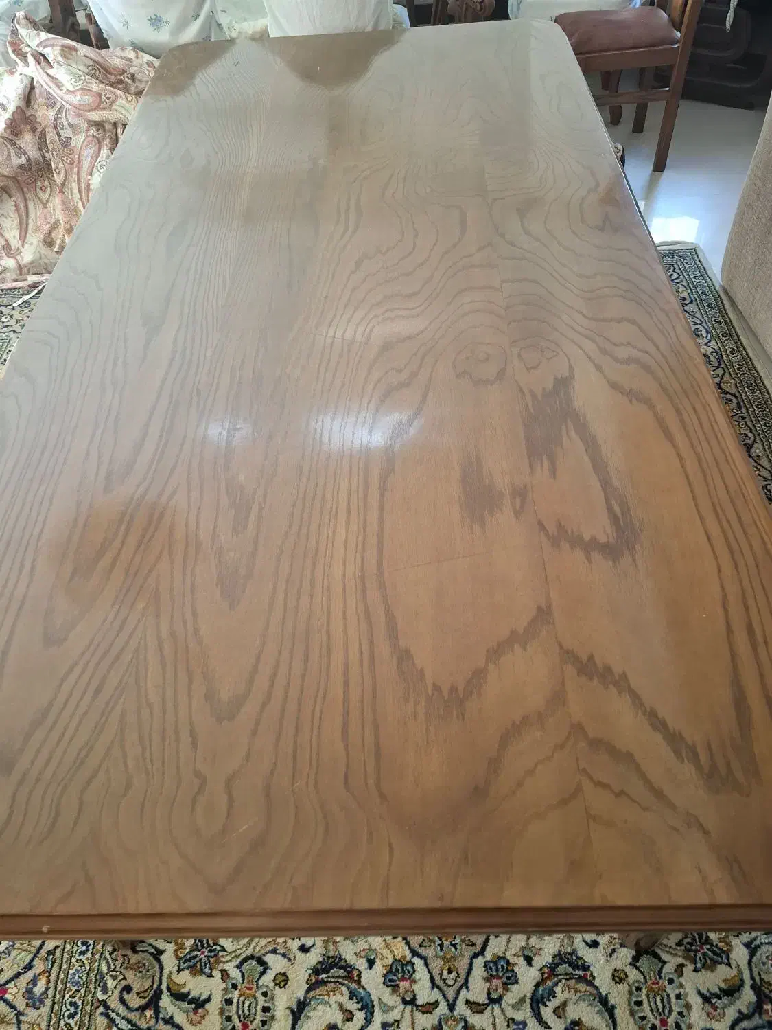 میز 8 نفره چوبی|میز و صندلی غذاخوری|ساری, |دیوار