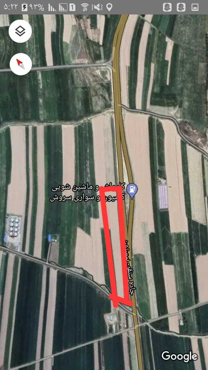 زمین برجاده اصلی میانراهان.سنقر|فروش زمین و ملک کلنگی|دینور, |دیوار