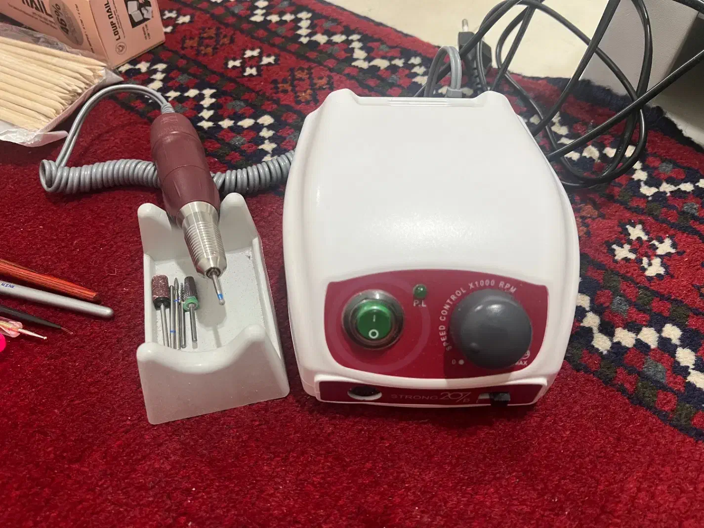 سوهان برقی استرانگ اصل کره و یووی (کاملا نو)|آرایشی، بهداشتی، درمانی|تهران, صادقیه|دیوار