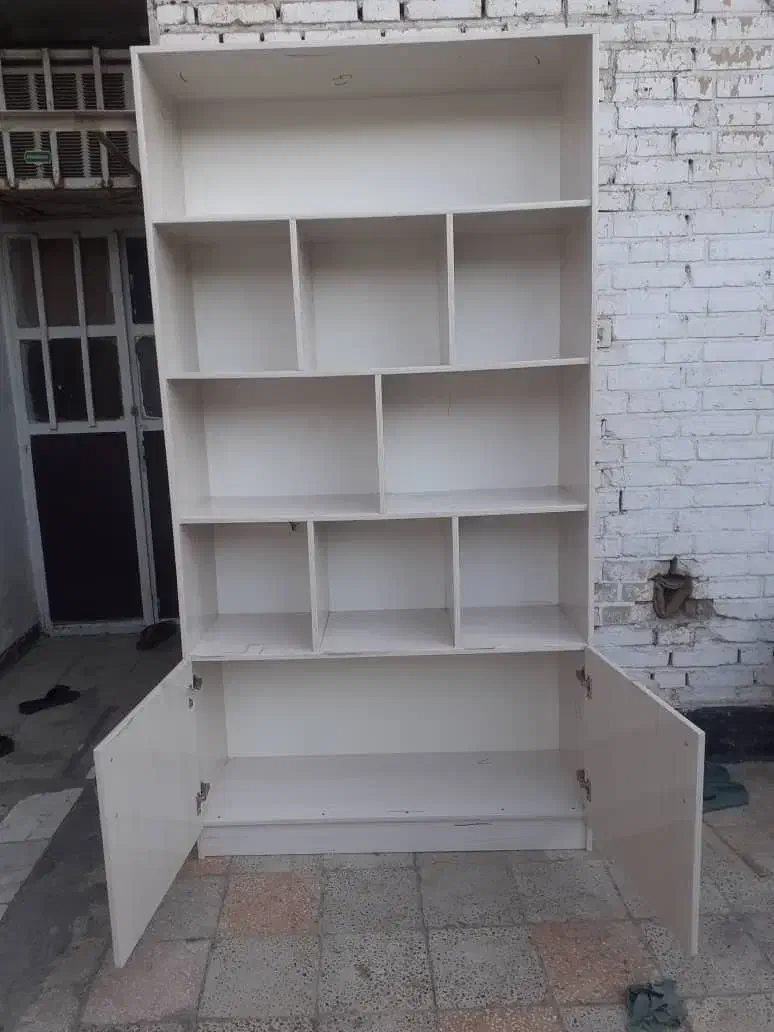 کتابخانه|کتابخانه، شلف، قفسه‌های دیواری|اهواز, لشکرآباد|دیوار