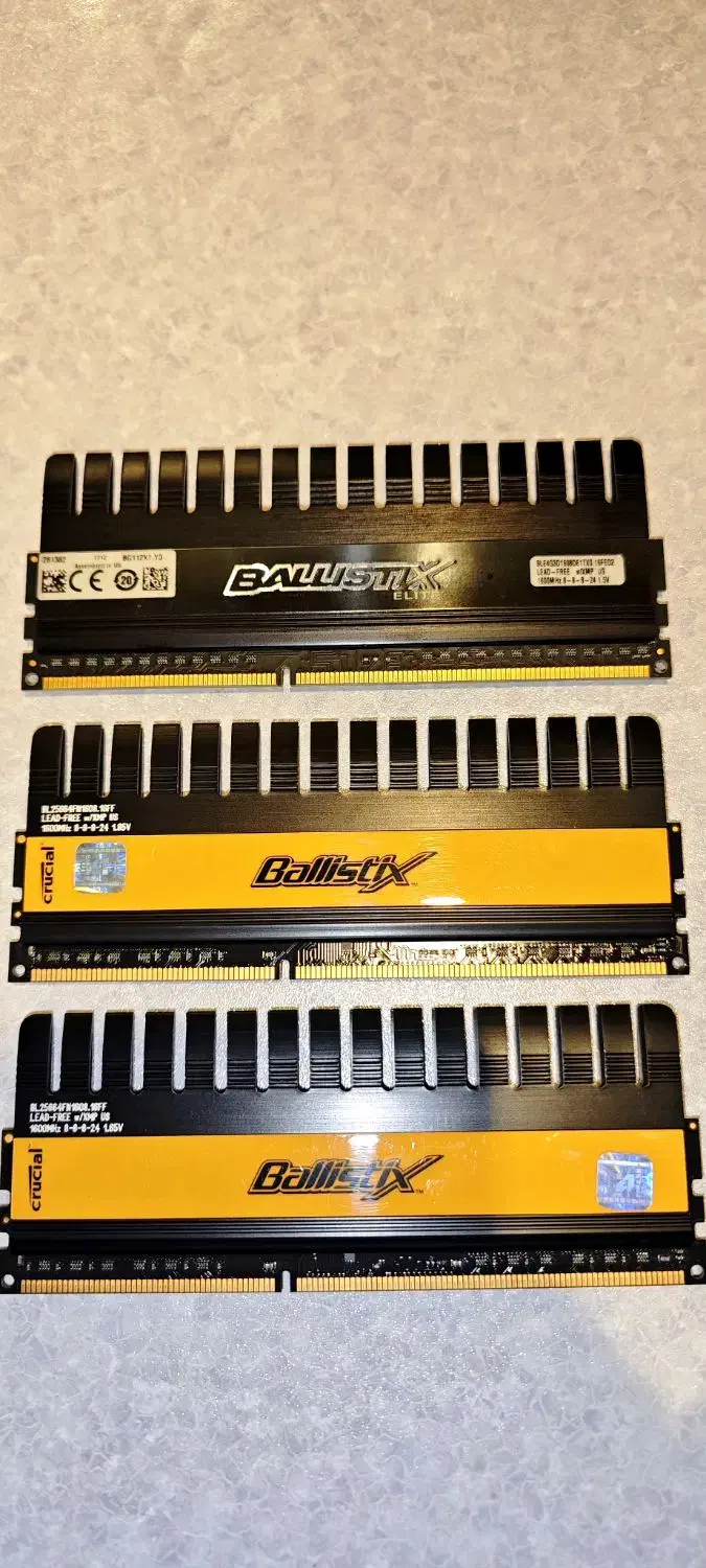 رم حرف ای کورشیال ballistix 8 گیگ ddr3 1600|قطعات و لوازم جانبی رایانه|تهران, گیشا|دیوار
