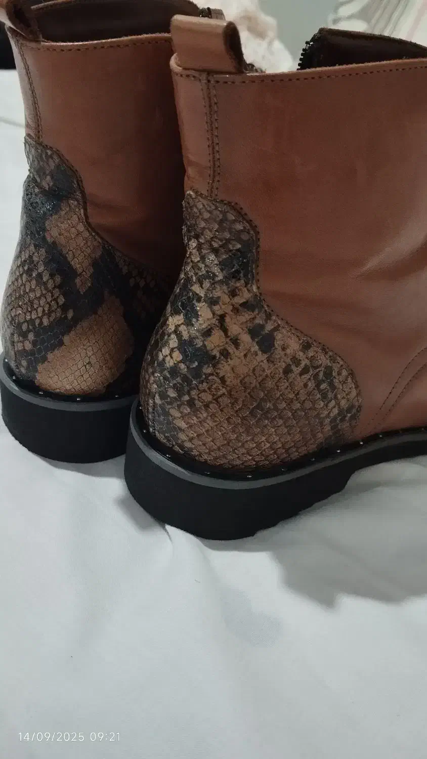 نیم بوت پائیزی چرم سایز ۳۸|کیف، کفش، کمربند|بهارستان, |دیوار