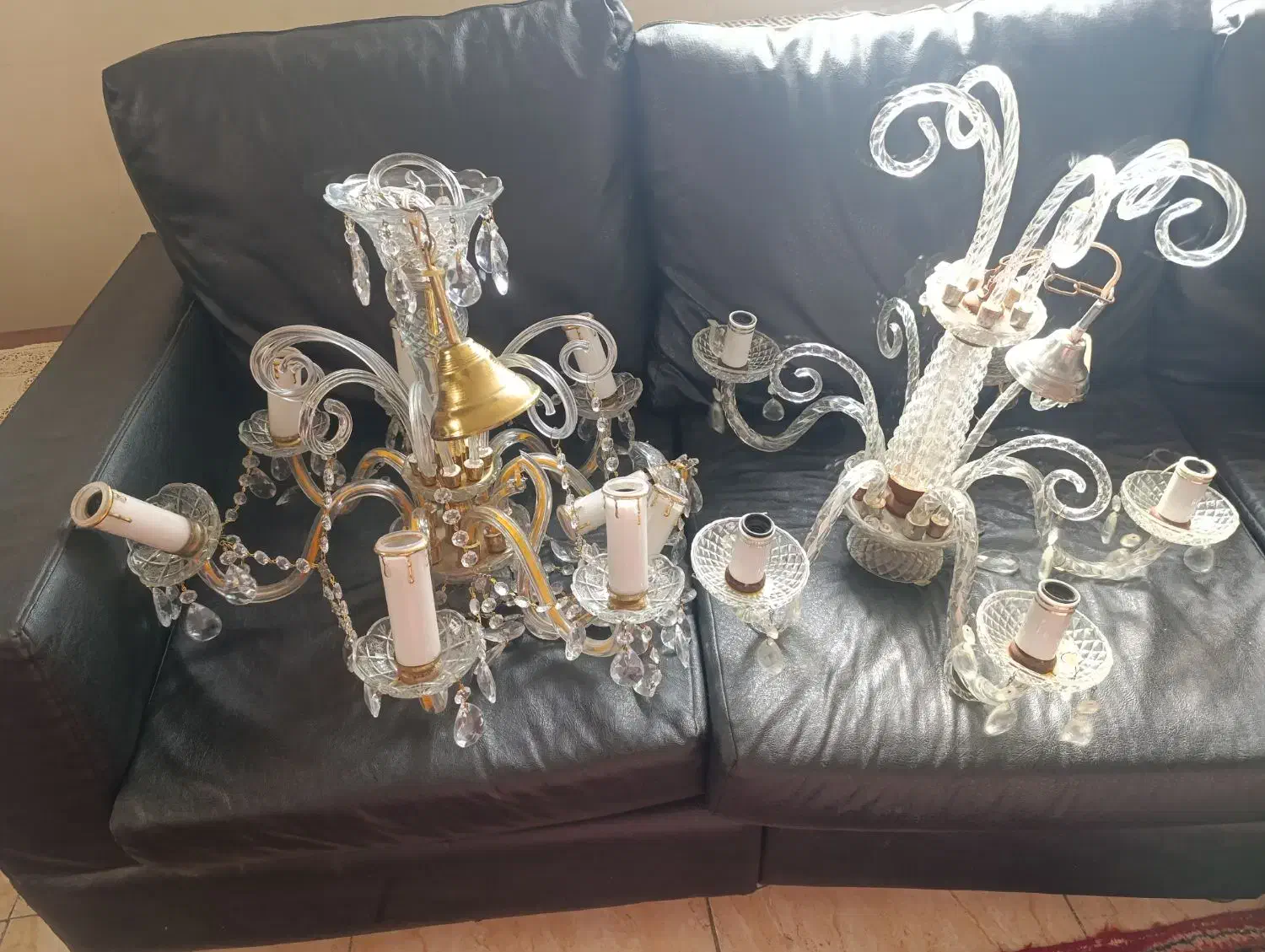 لوستر هشت شاخه و پنج شاخه|لوستر و چراغ آویز|تبریز, |دیوار